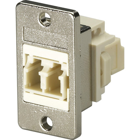 Black Box Panel-Mount Bezel, Keystone Opening, Silver