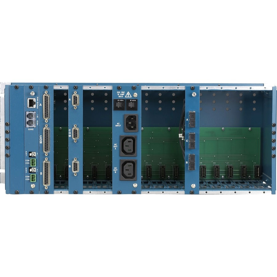 Black Box Pro Switching Gang Switch Chassis - 4U, 18-Card Slot