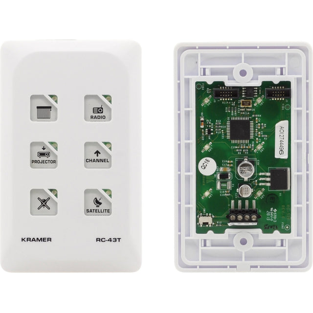 Kramer 6-button Touch-sensitive KNET Auxiliary Keypad (US)