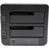 StarTech.com Dual-Bay USB 3.0 / eSATA to SATA Hard Drive Docking Station, 2.5/3.5" SATA III, SSD/HDD Dock, Top-Loading