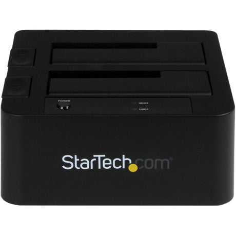 StarTech.com Dual-Bay USB 3.0 / eSATA to SATA Hard Drive Docking Station, 2.5/3.5" SATA III, SSD/HDD Dock, Top-Loading