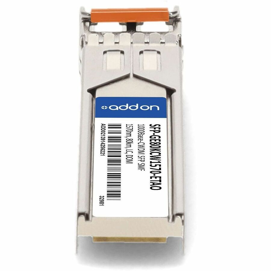 AddOn Juniper Networks SFP-GE80KCW1570-ET Compatible TAA Compliant 1000Base-CWDM SFP Transceiver (SMF, 1570nm, 80km, LC, DOM)