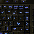 Adesso 3-Color Illuminated Compact Multimedia Keyboard
