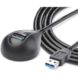 StarTech.com 5 ft Black Desktop SuperSpeed USB 3.0 (5Gbps) Extension Cable - A to A M/F