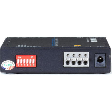 Black Box Gigabit PoE Media Converter, 10/100/1000BASE-T to SFP