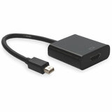 Mini-DisplayPort 1.1 Male to HDMI 1.3 Female Black Active Adapter For Resolution Up to 2560x1600 (WQXGA)