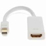 5PK Mini-DisplayPort 1.1 Male to HDMI 1.3 Female White Active Adapters For Resolution Up to 2560x1600 (WQXGA)