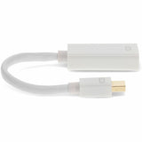 5PK Mini-DisplayPort 1.1 Male to HDMI 1.3 Female White Active Adapters For Resolution Up to 2560x1600 (WQXGA)
