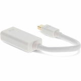 5PK Mini-DisplayPort 1.1 Male to HDMI 1.3 Female White Active Adapters For Resolution Up to 2560x1600 (WQXGA)