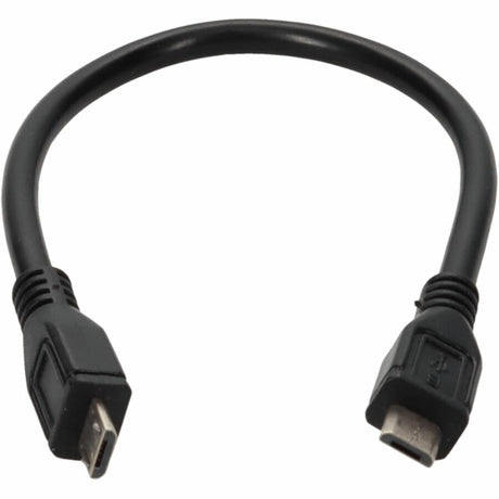 AddOn 5in Micro-USB 2.0 (B) Male to USB 2.0 (A) Female Black Cable
