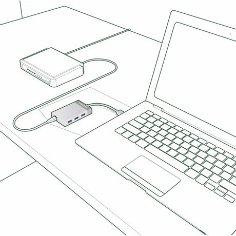 TRENDnet 3-Port USB 3.0 Hub with 10/100/1000 Mbps Gigabit Ethernet Adapter (3 USB 3.0 Ports; a RJ45 Gigabit Ethernet Port); Support XP; Vista; Windows 7; 8; 8.1; 10; Mac OS 10.6-10.9; Nintendo Switch; TU3-ETGH3