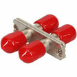 AddOn ST Female to ST Female MMF Duplex Fiber Optic Adapter