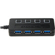 Sabrent 4-Port USB 3.0 Hub with Power Switches