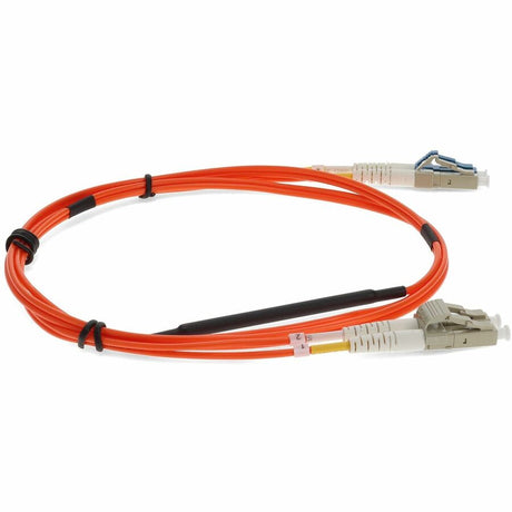AddOn 3m LC (Male) to LC (Male) Orange OM2 & OS1 Duplex Fiber Mode Conditioning Cable