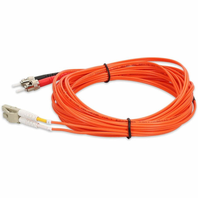 AddOn 7m LC (Male) to ST (Male) Orange OM1 Duplex Fiber OFNR (Riser-Rated) Patch Cable