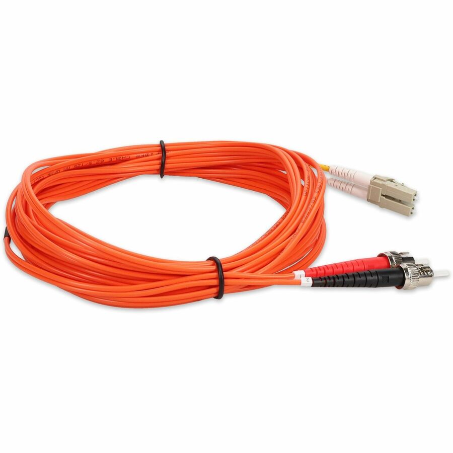 AddOn 7m LC (Male) to ST (Male) Orange OM1 Duplex Fiber OFNR (Riser-Rated) Patch Cable