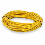 AddOn 50m MPO (Male) to MPO (Male) 12-Strand Yellow OS2 Straight Fiber OFNR (Riser-Rated) Patch Cable