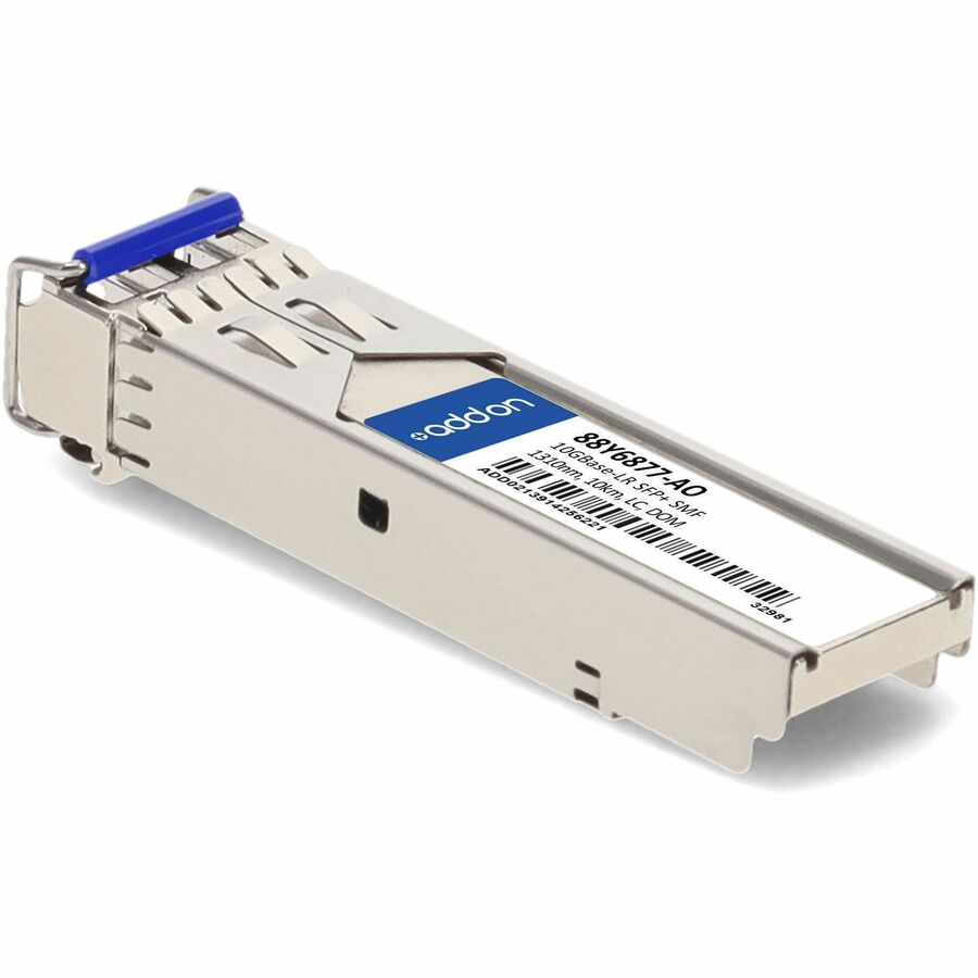 AddOn IBM 88Y6877 Compatible TAA Compliant 10GBase-LR SFP+ Transceiver (SMF, 1310nm, 10km, LC, DOM)