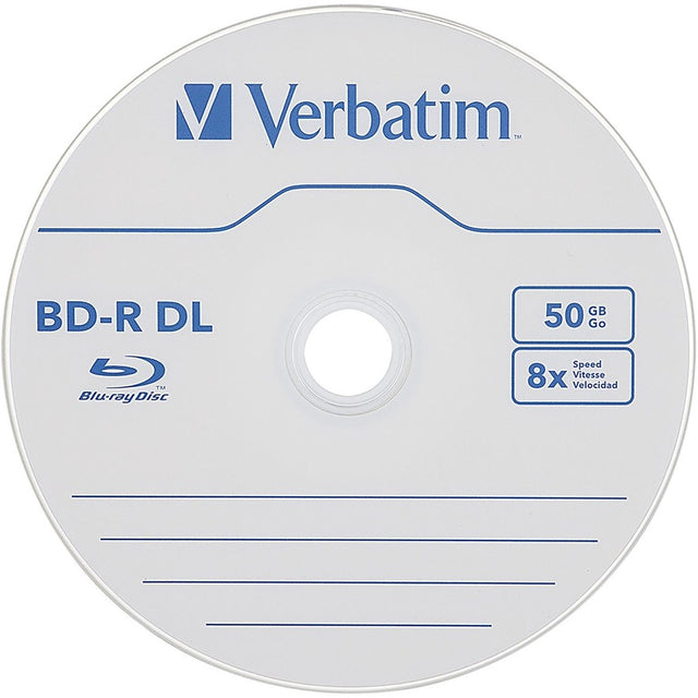 Verbatim BD-R DL 50GB 8X Verbatim, Hard Coat, 25pk Spindle