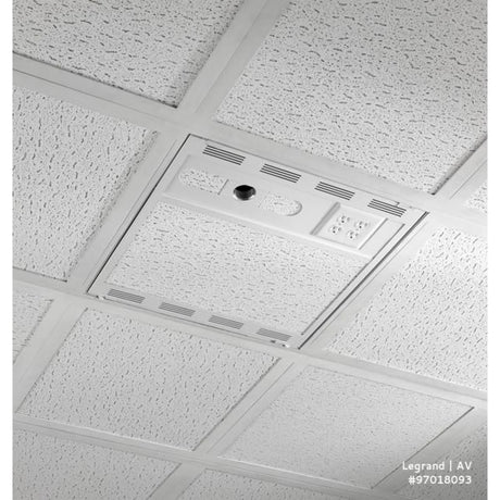 Chief 2' x 2' Suspended Ceiling Storage Box - White
