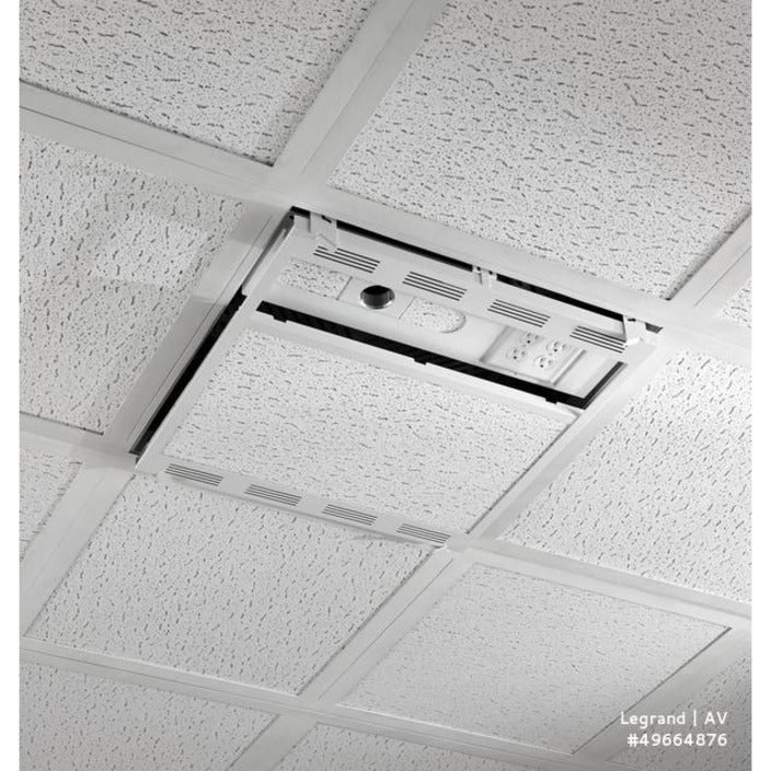 Chief 2' x 2' Suspended Ceiling Storage Box - White