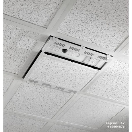 Chief 2' x 2' Suspended Ceiling Storage Box - White