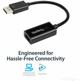 StarTech.com DisplayPort to HDMI Adapter, 4K 30Hz Active DP to HDMI Video Converter, Ultra HD DP 1.2 to HDMI 1.4 Monitor Adapter Dongle