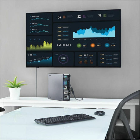 StarTech.com DisplayPort to HDMI Adapter, 4K 30Hz Active DP to HDMI Video Converter, Ultra HD DP 1.2 to HDMI 1.4 Monitor Adapter Dongle