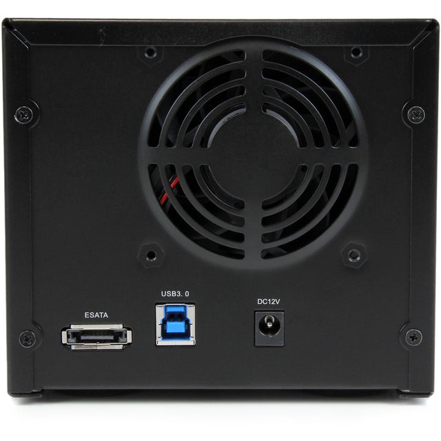 StarTech.com USB 3.0 / eSATA Dual-Bay Trayless 3.5" SATA III Hard Drive Enclosure with UASP - 2-Bay SATA 6 Gbps Hot-Swap HDD Enclosure