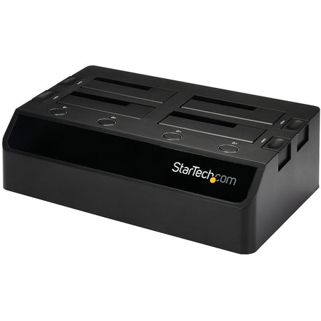 StarTech.com 4-Bay USB 3.0 to SATA Hard Drive Docking Station, 2.5/3.5" SATA III (6Gbps) SSD/HDD Dock, USB Hard Drive Bay, Top-Loading