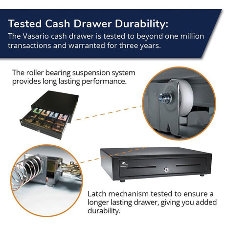 apg&reg;Standard- Duty Point of Sale Cash Drawer | Vasario Series VB320-BL1616-B5