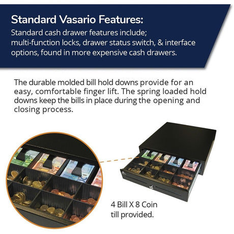 apg&reg;Standard- Duty Point of Sale Cash Drawer | Vasario Series VB320-BL1616-B5