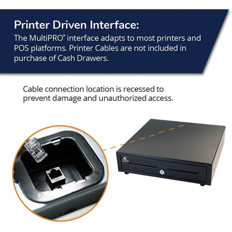 apg&reg;Standard- Duty Point of Sale Cash Drawer | Vasario Series VB320-BL1616-B5