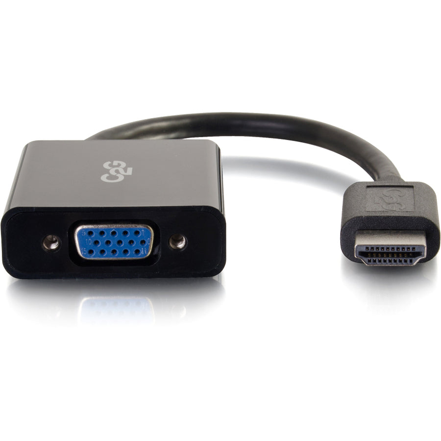 HDMI M to VGA F Dongle w POW