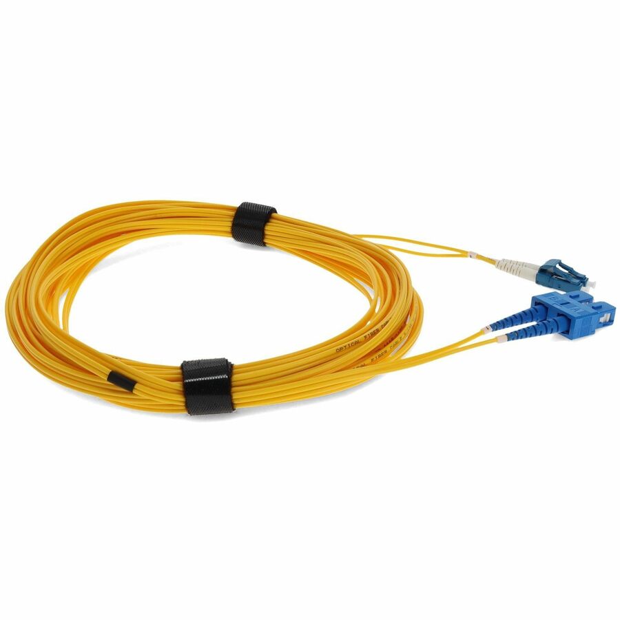 AddOn 9m LC (Male) to USC (Male) Yellow OS2 Duplex Fiber OFNR (Riser-Rated) Patch Cable