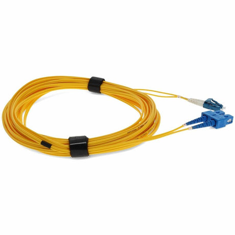 AddOn 9m LC (Male) to USC (Male) Yellow OS2 Duplex Fiber OFNR (Riser-Rated) Patch Cable