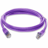 AddOn 7ft RJ-45 (Male) to RJ-45 (Male) Straight Violet Cat6 UTP Copper TAA Compliant Patch Cable