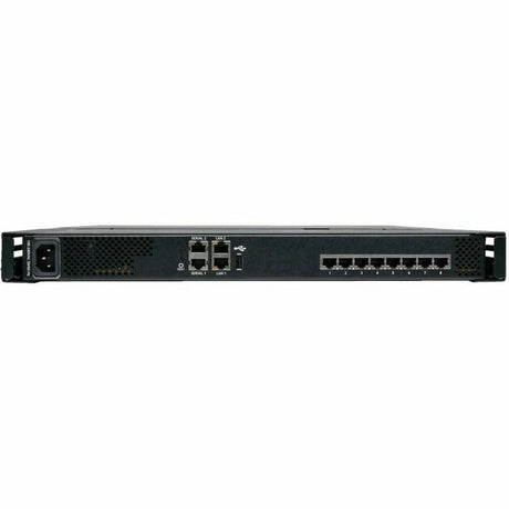 Eaton Tripp Lite Series NetCommander 8-Port Cat5 KVM over IP Switch - 19 in. LCD, 1 Remote + 1 Local User, 1U Rack-Mount, TAA