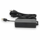 Lenovo 4X20E53336 Compatible 65W 20V at 3.25A Black Slim Tip Laptop Power Adapter and Cable