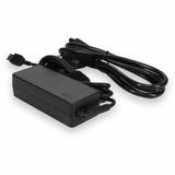 Lenovo 0B47455 Compatible 65W 20V at 3.25A Black Slim Tip Laptop Power Adapter and Cable
