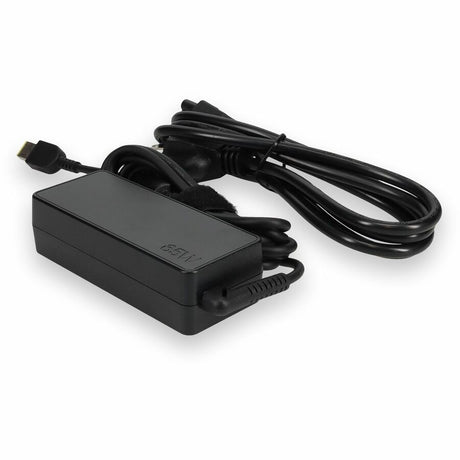 Lenovo 0B47455 Compatible 65W 20V at 3.25A Black Slim Tip Laptop Power Adapter and Cable