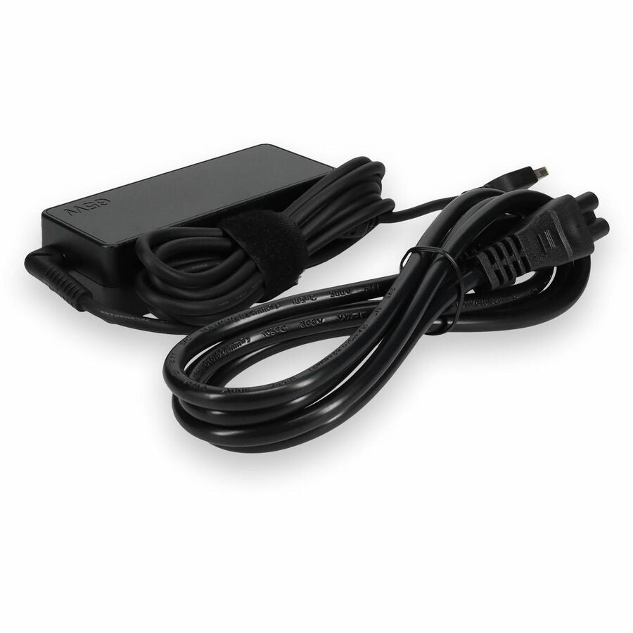 Lenovo 0B47455 Compatible 65W 20V at 3.25A Black Slim Tip Laptop Power Adapter and Cable