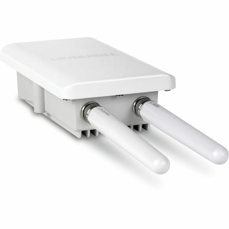 TRENDnet 3/6/7 dBi Outdoor Tri-Band Omni Antenna Kit, TEW-A057, 2.4GHz, 5GHz, 6GHz, Compatible with 802.11be/ ax/ac/n/g/b/a Routers and Access Points, N-Type Connector, White