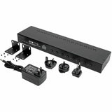 Eaton Tripp Lite Series 8-Port 1U Rack-Mount DVI / USB KVM Switch with Audio and 2-port USB Hub