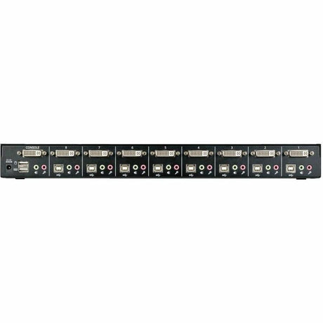 Eaton Tripp Lite Series 8-Port 1U Rack-Mount DVI / USB KVM Switch with Audio and 2-port USB Hub