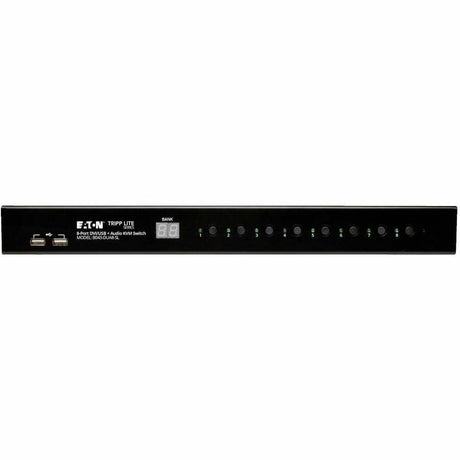 Eaton Tripp Lite Series 8-Port 1U Rack-Mount DVI / USB KVM Switch with Audio and 2-port USB Hub