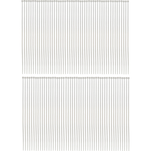 Eaton Tripp Lite Series 7.5" Nylon Cable Ties - 100-Pack