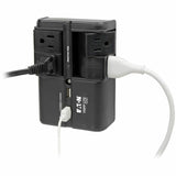 Eaton Tripp Lite Series Protect It! Surge Protector with 4 Rotatable Outlets, Direct Plug-In, 1080 Joules, 3.4A USB Charger
