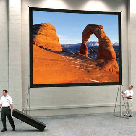 Da-Lite Heavy Duty Fast-Fold Deluxe 367" Projection Screen