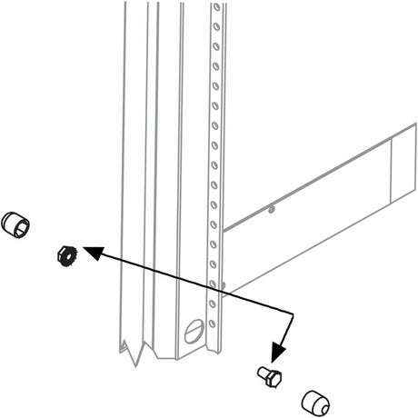 Middle Atlantic Threaded Ganging Kit for BGR and SNE Racks